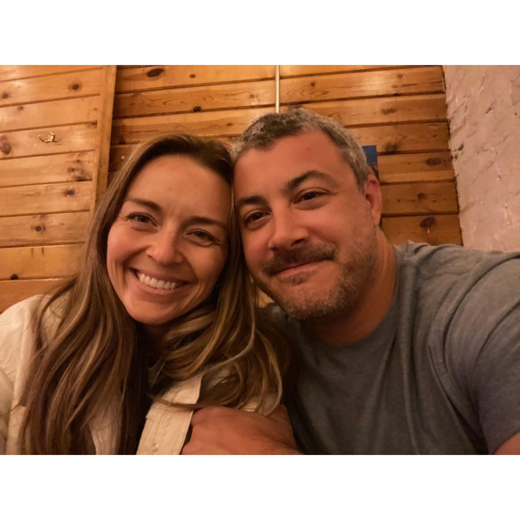 Leaving California was tough, but Jeff's patience and understanding made our first night in Flagstaff enjoyable.