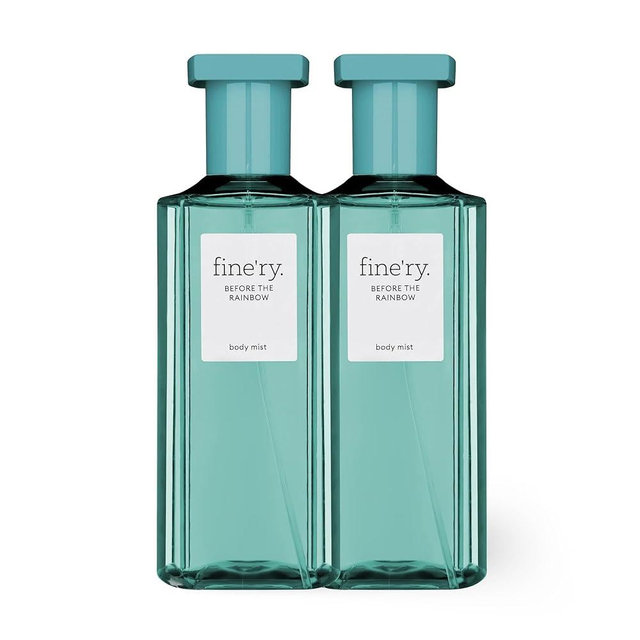 Fine'ry Before the Rainbow Hair + Body Fragrance Fine Mist Spray | Fresh, Citrus Scent with Bergamot, Salty Air & Tree Moss, Vegan & Cruelty Free, Long-Lasting | Gift for Her | 5 Fl Oz (Pack of 2)