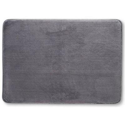 20&#34;x34&#34; Velveteen Memory Foam Bath Rugs and Mats Pigeon Gray - Room Essentials&#8482;