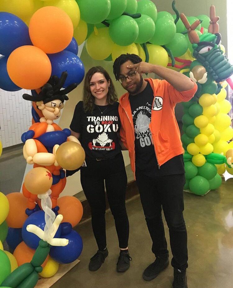 at Kameha-con, a Dragonball Z convention in Dallas, April 2018