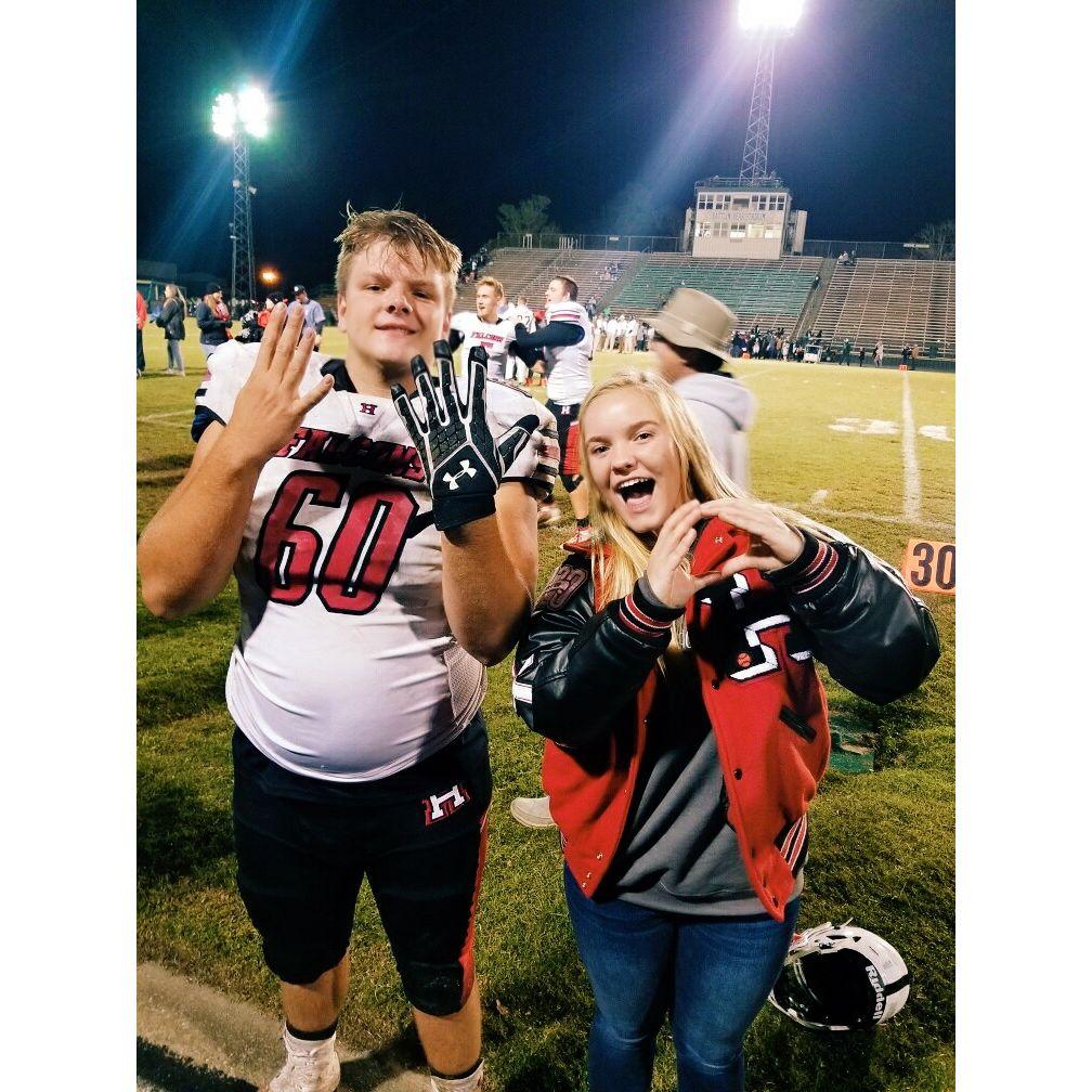 Wyatt's senior season of football