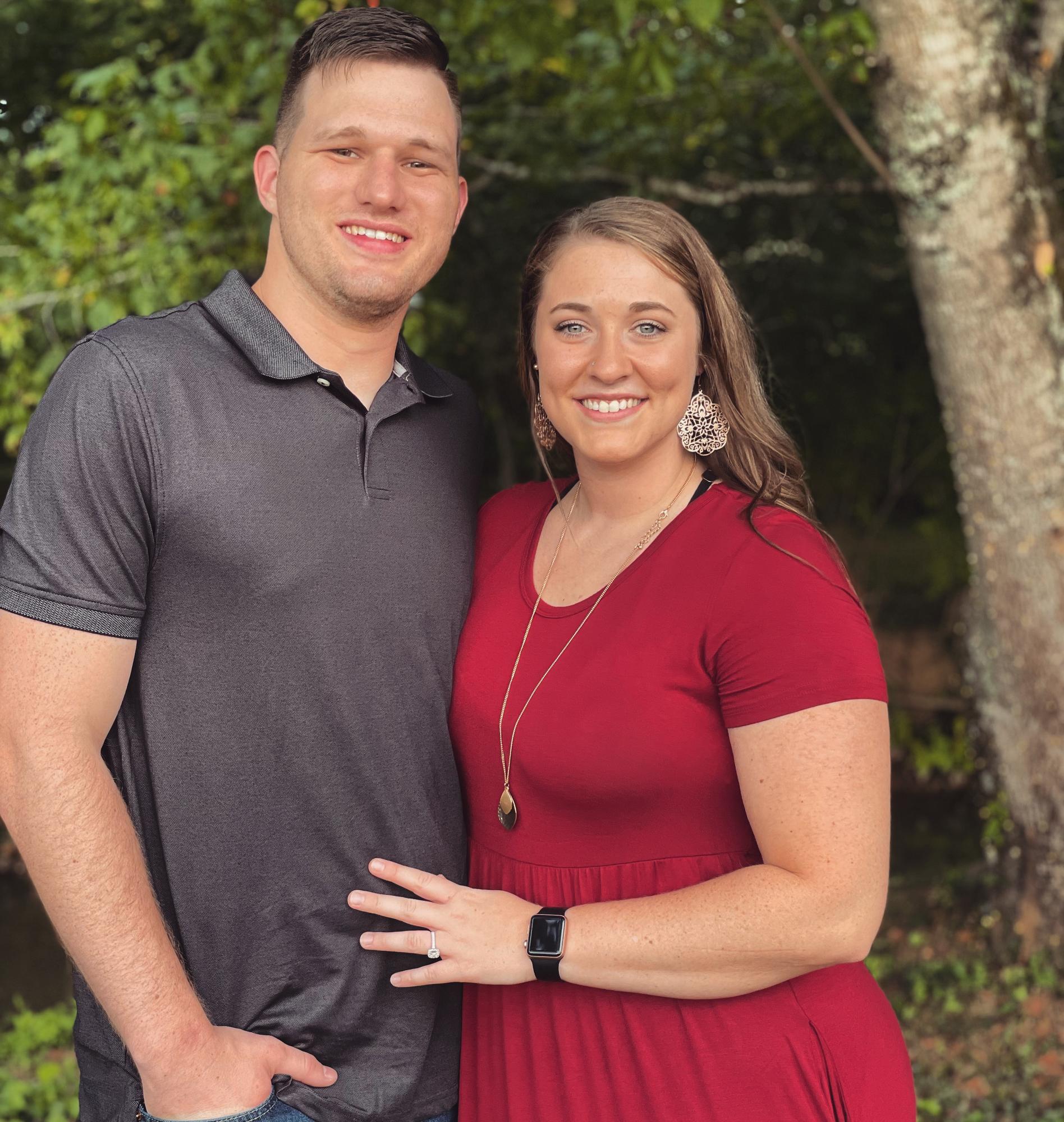First wedding as an engaged couple