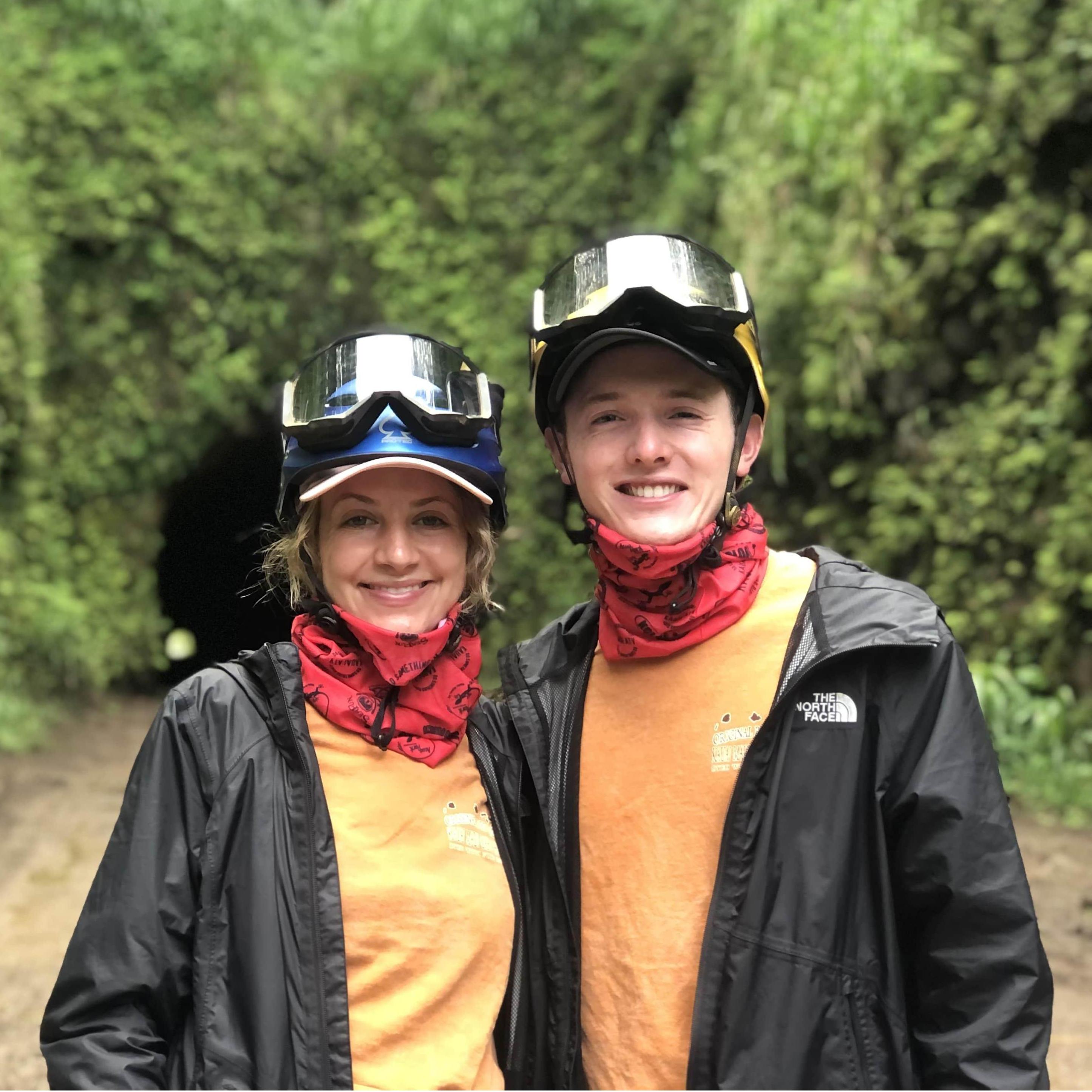 Exploring Jurassic Park territory on ATVs... no big deal.