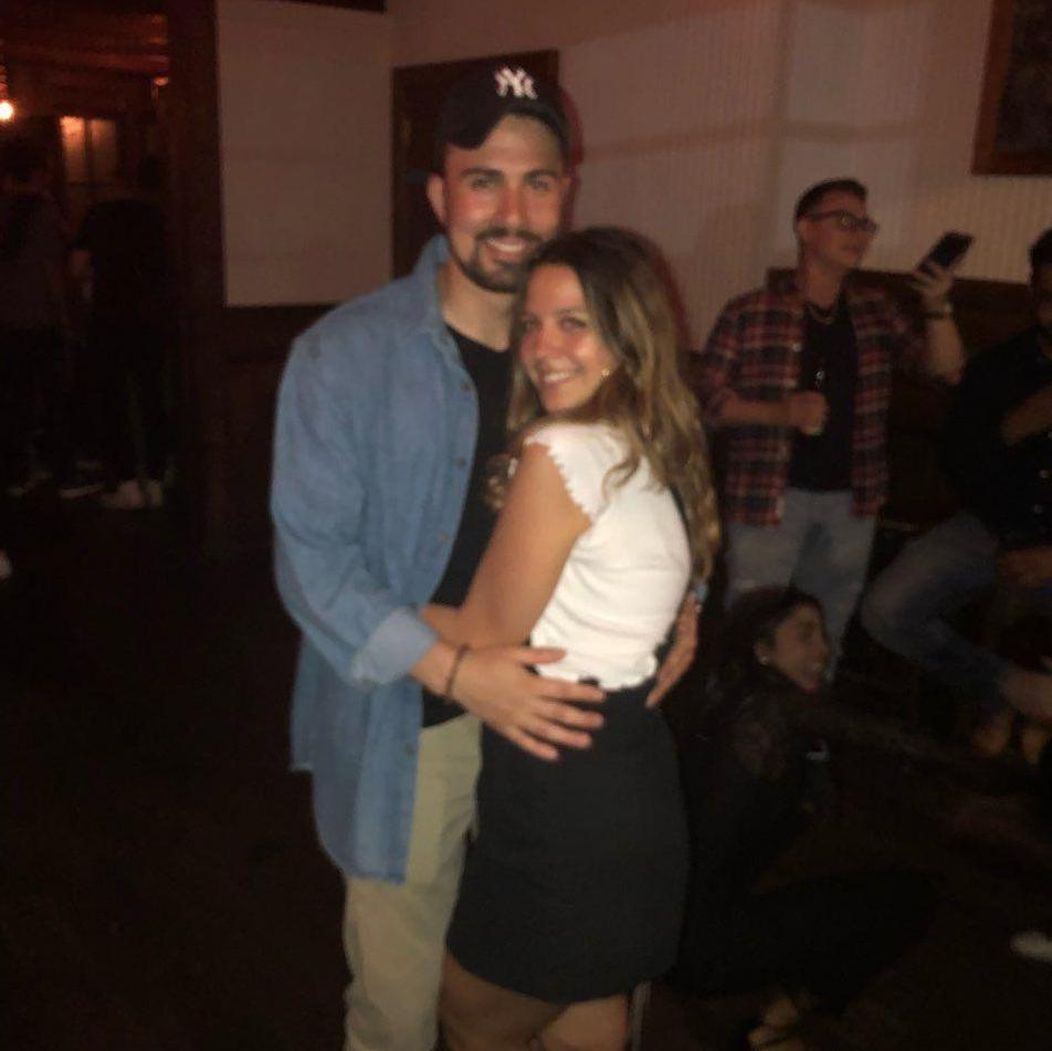 Our first photo together (2018)!