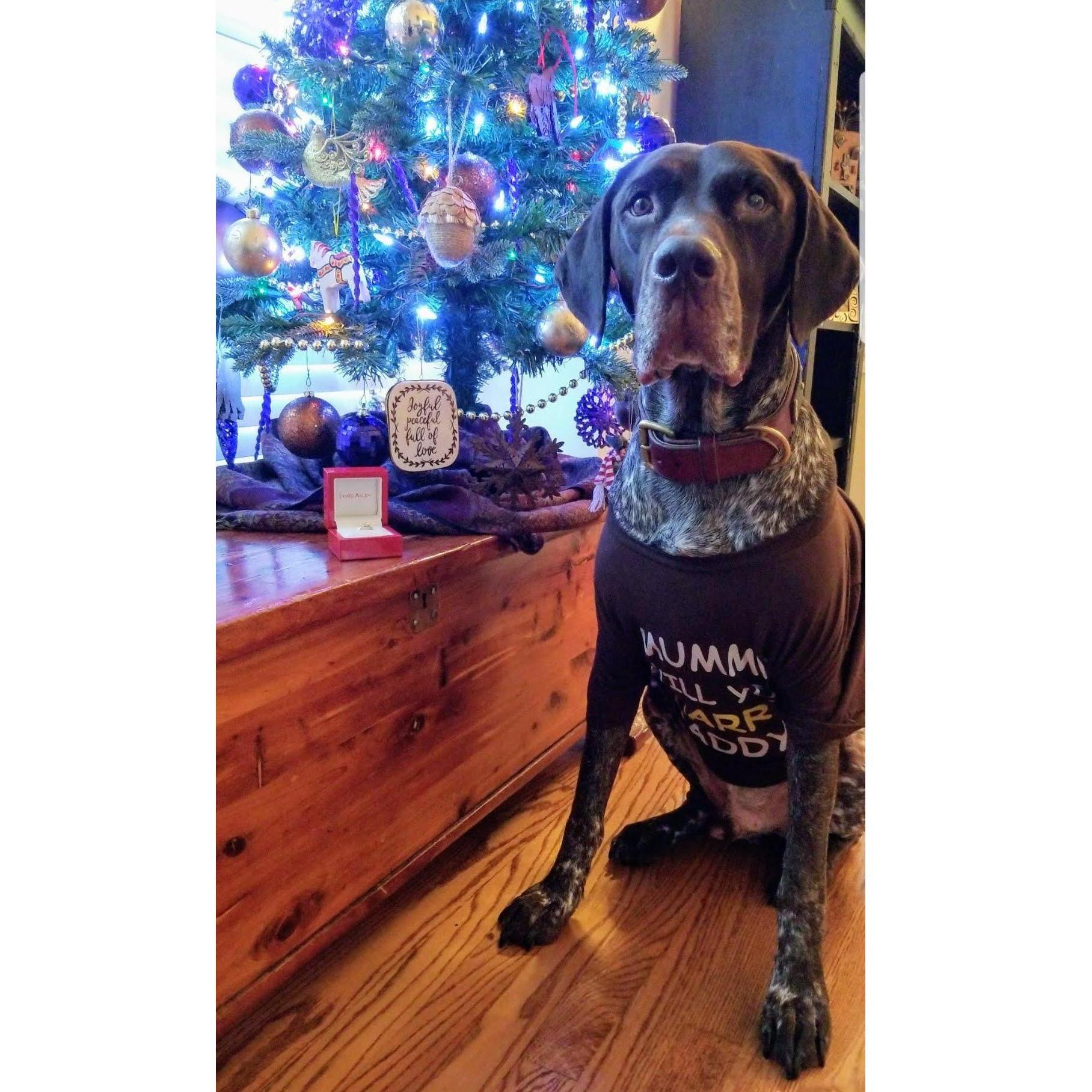 November 17, 2018 - Kingsly helped Tim propose!