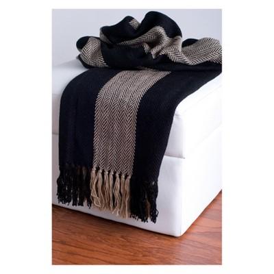 Acrylic Stripe Throw - Rizzy Home