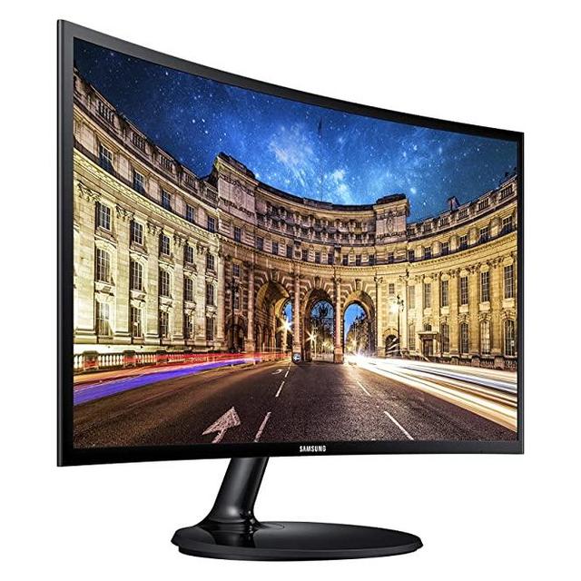 Samsung LC24F390FHNXZA 24-inch Curved LED Gaming Monitor (Super Slim Design), 60Hz Refresh Rate w/AMD FreeSync Game Mode