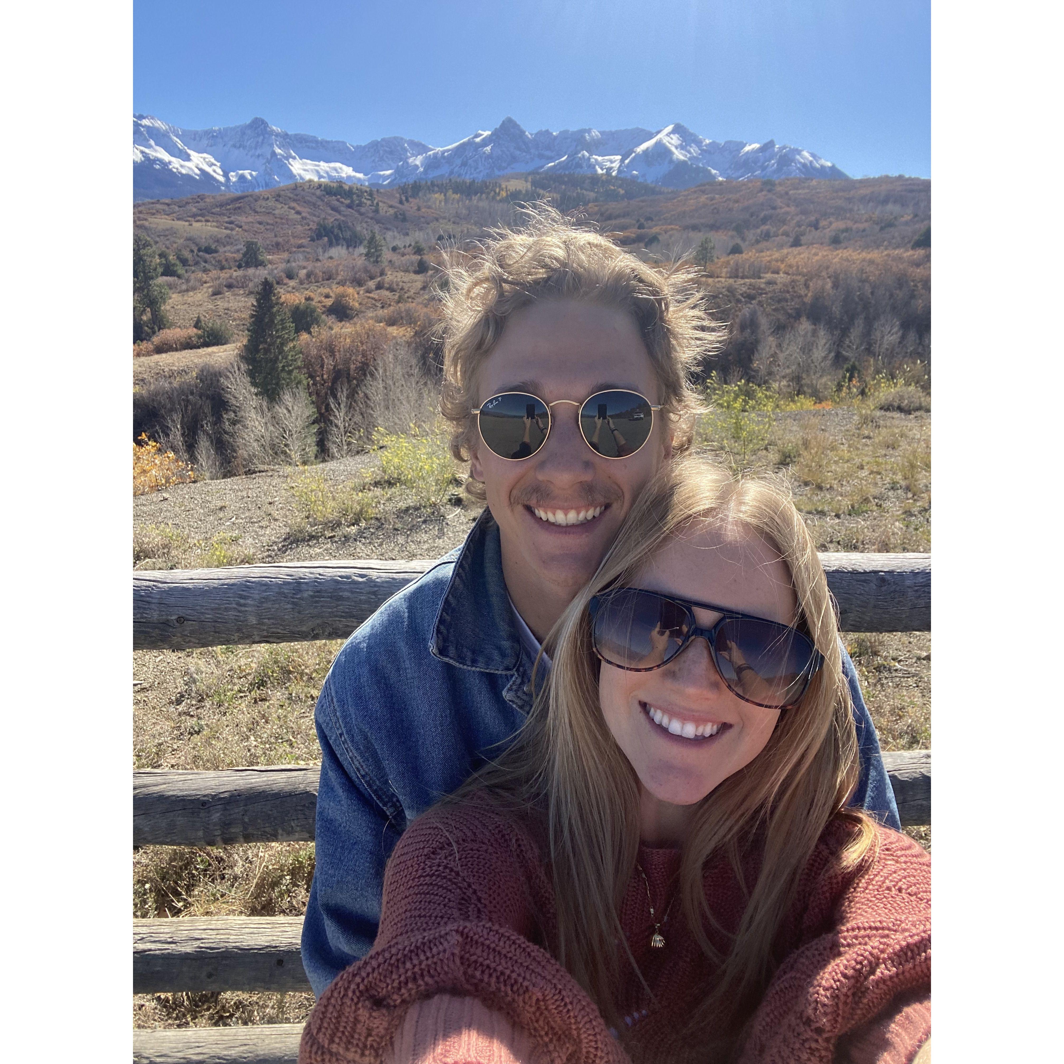 Olivia's first time in Telluride.