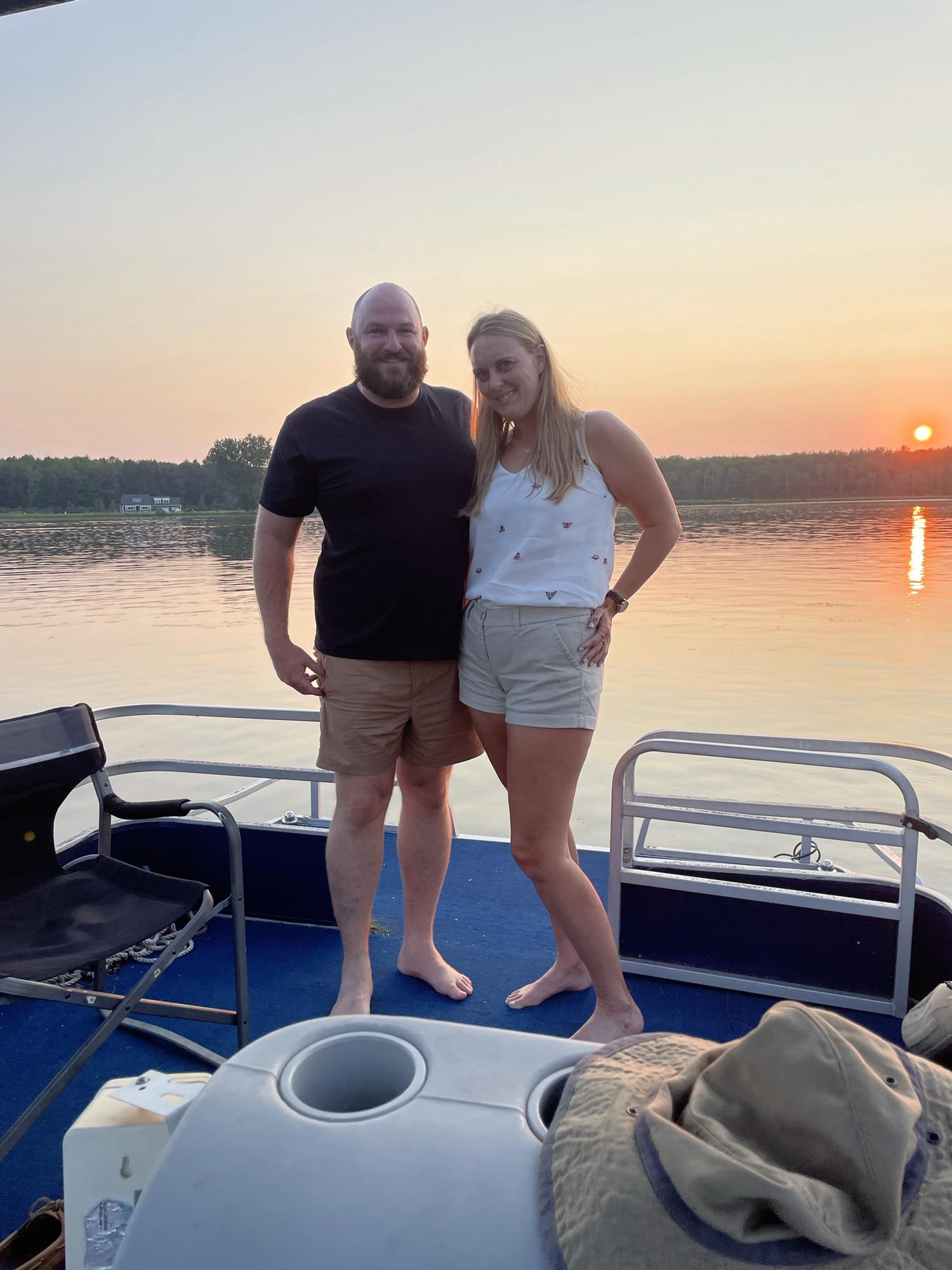 Visiting Julie's family in Michigan