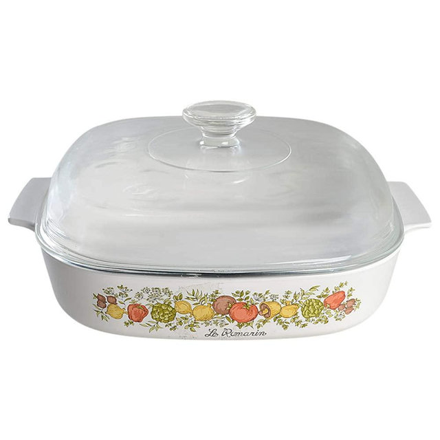Corning Ware Spice of Life Square Casserole w/ Lid ( 10 3/8" Width / 2 1/2 Quart ) ( A-10-B )