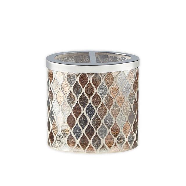 Sophia Mosaic Toothbrush Holder in Gold