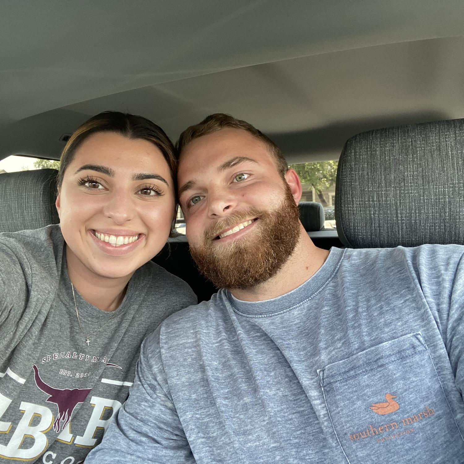 Our first photo together!❤️