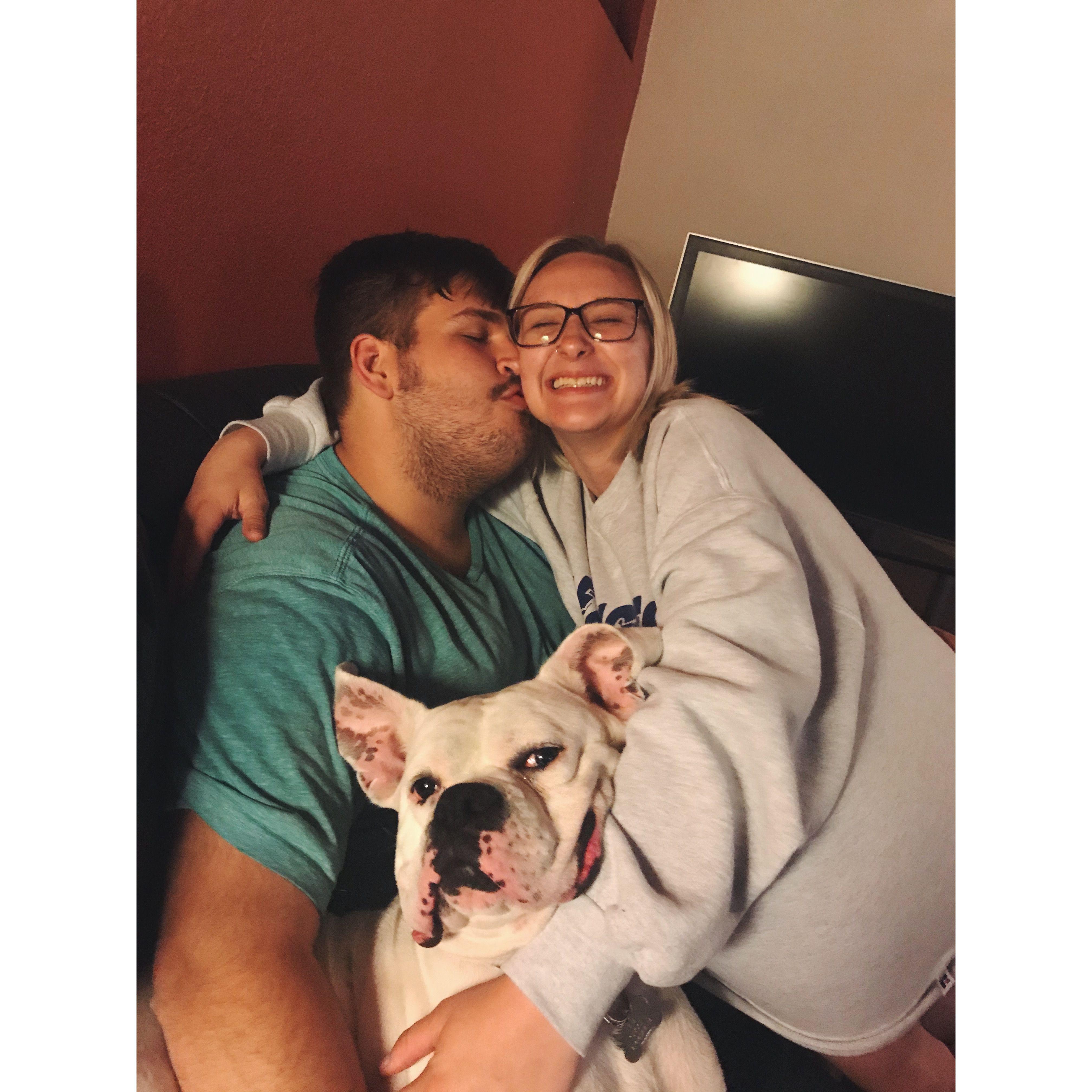 Our first apartment together