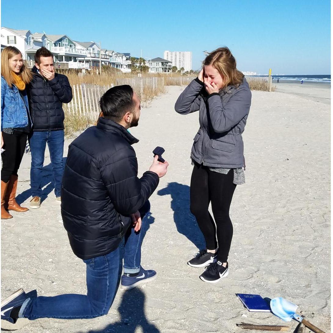 The proposal in Myrtle Beach, SC <3