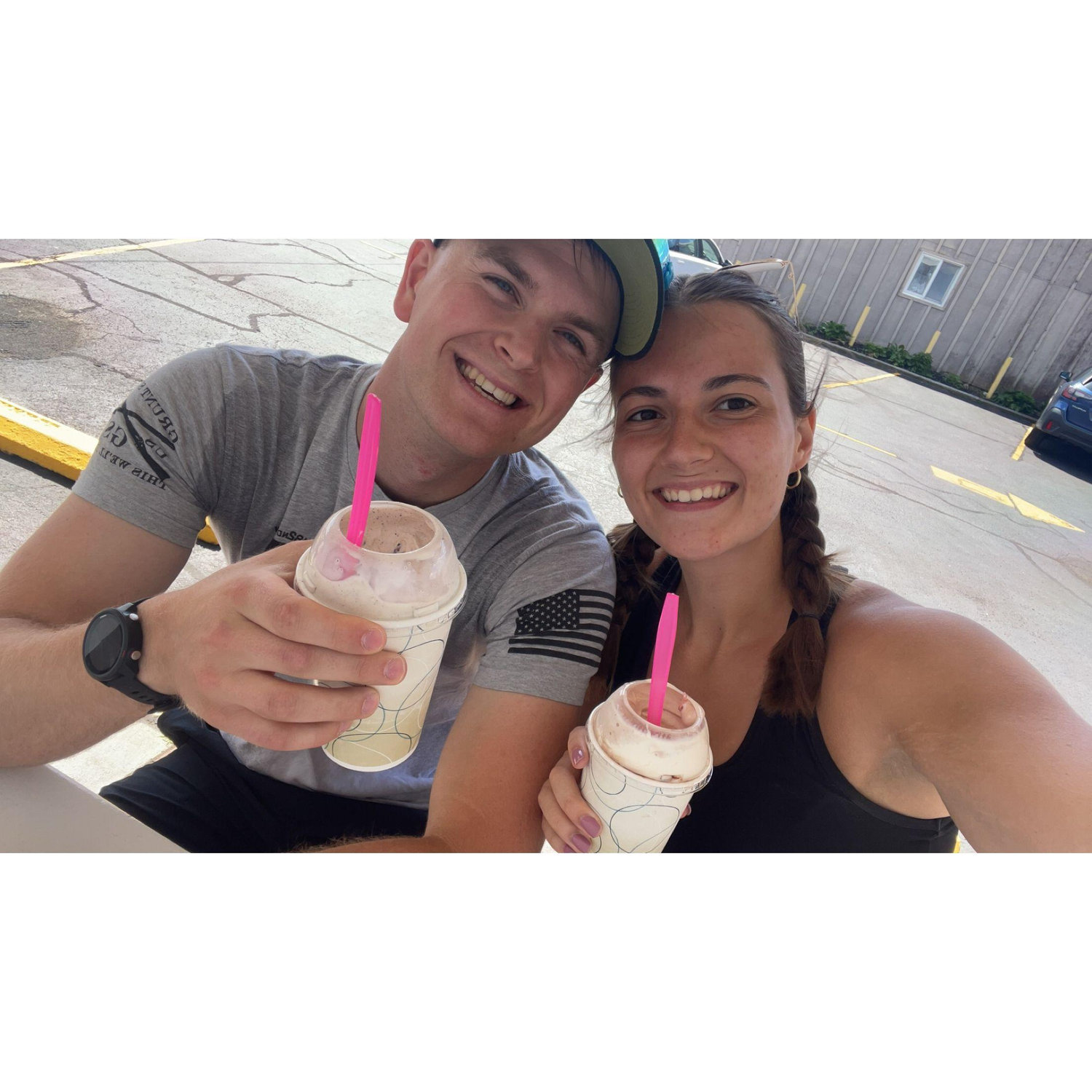 One of our most favorite things is getting ice cream!!
