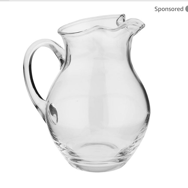 Mikasa Napoli Glass Beverage Pitcher Clear, 70 Ounce