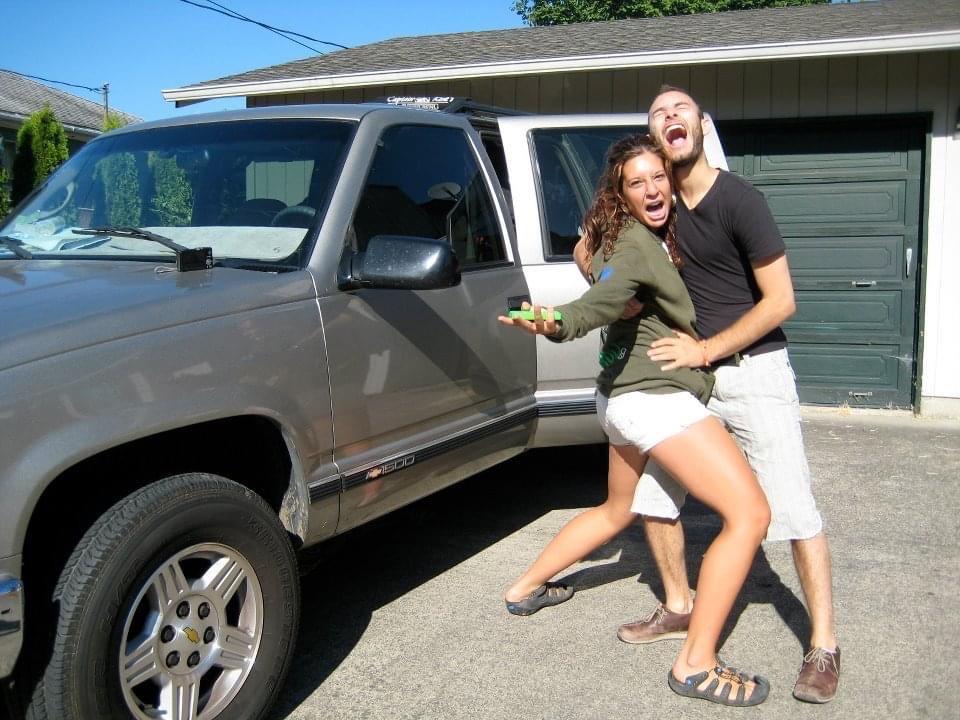 August 2011 - at Sara & Pat's in Portland. On the road to Alaska!