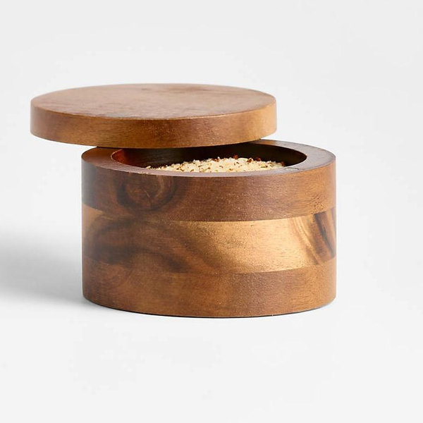Acacia Salt Cellar