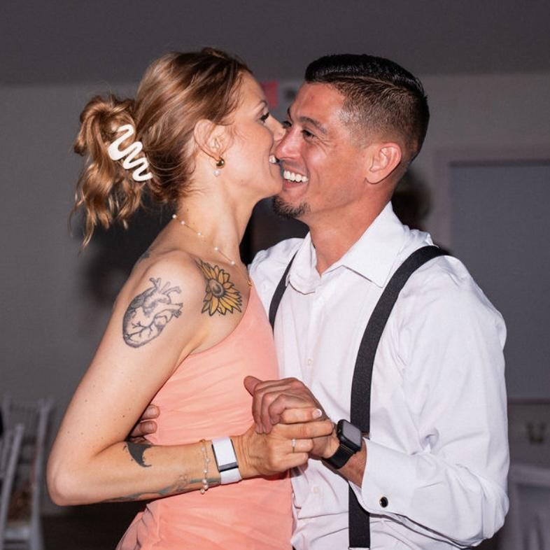This is us at Jason and Lea's wedding!