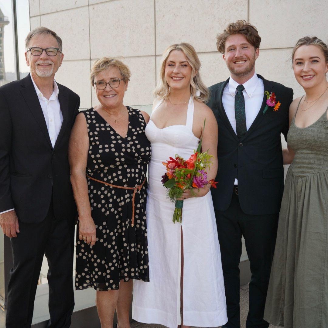 Danny, Denise, Mandy, Conor, Heather (Mandy's family)