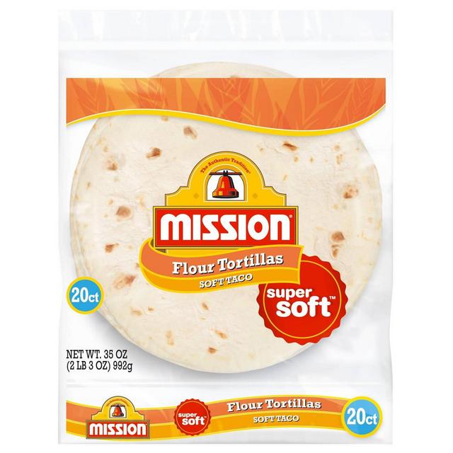 Mission Taco Size Super Soft Flour Tortillas - 35oz/20ct