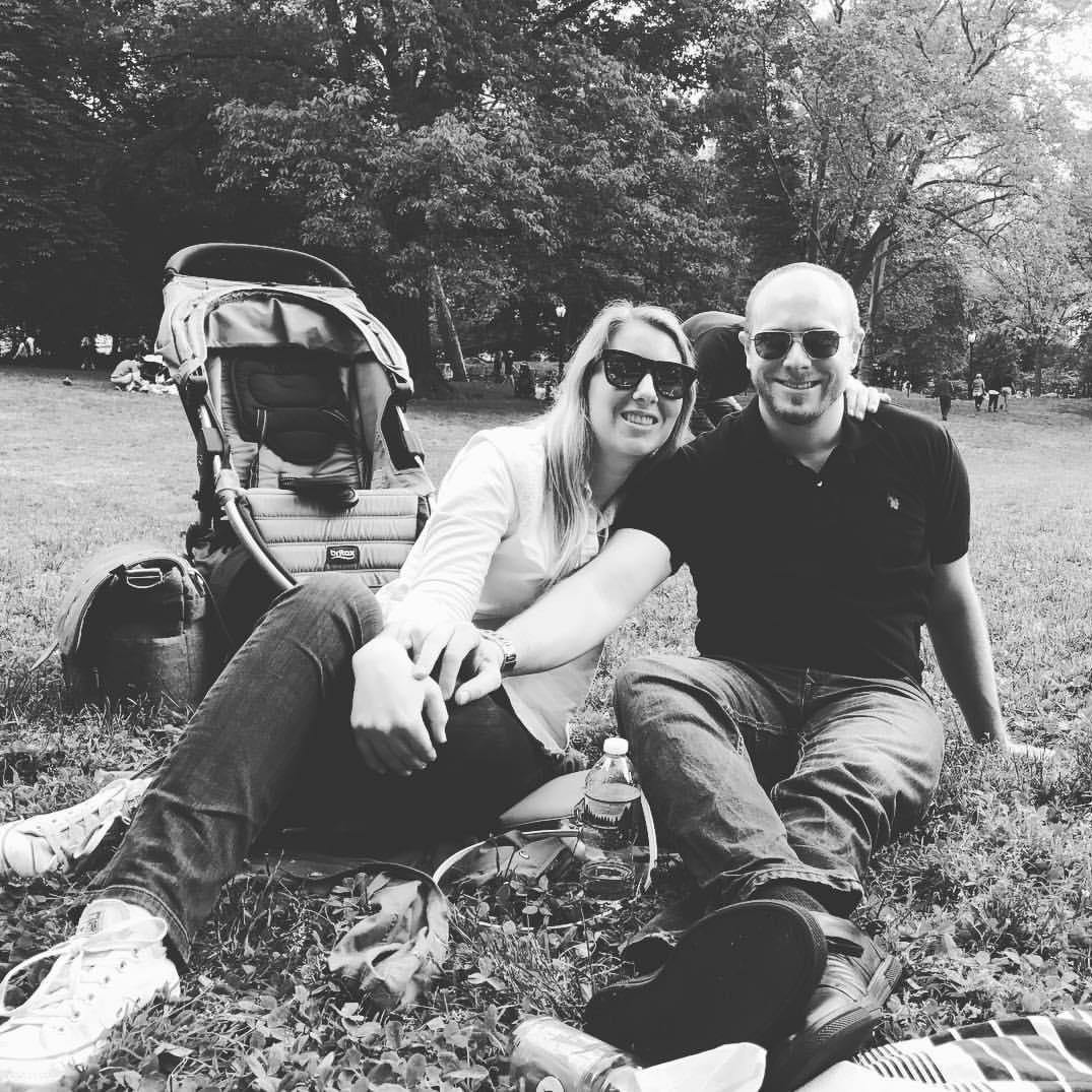 Central Park days...that's our friend's stroller ;-)