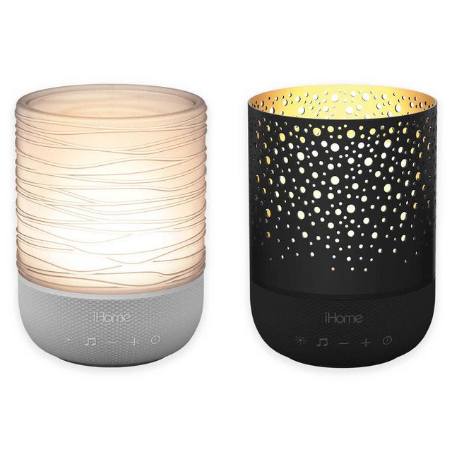 iHome Zenergy™ Meditative Light & Sound Therapy Candles in the Color Grey