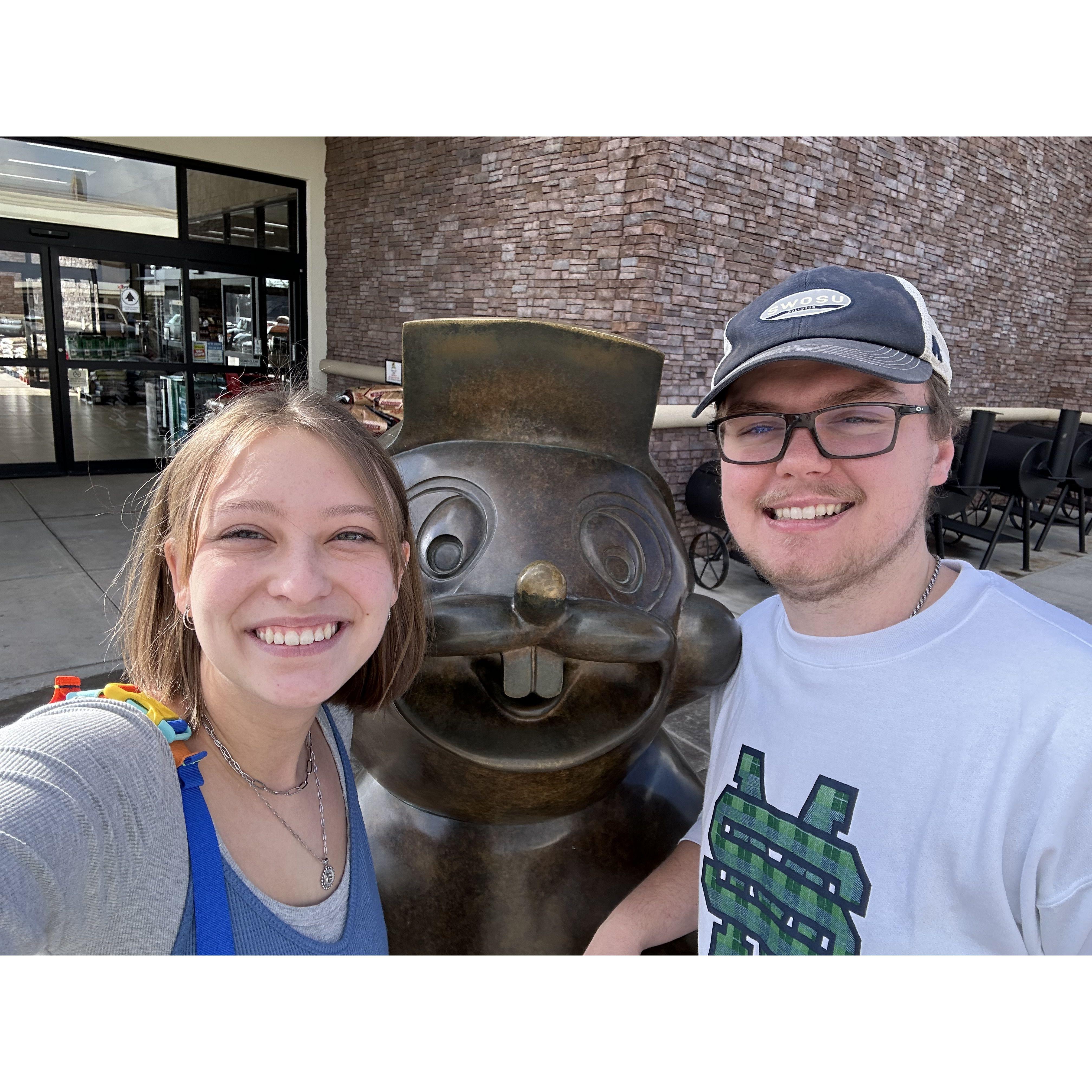 Our first roadtrip to another state for a conference. Also, our first trip to Buckey's! (January 2024)