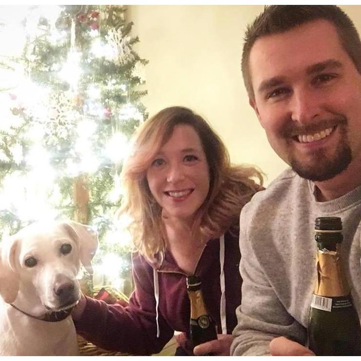 Ringing in the New Year in our new home.