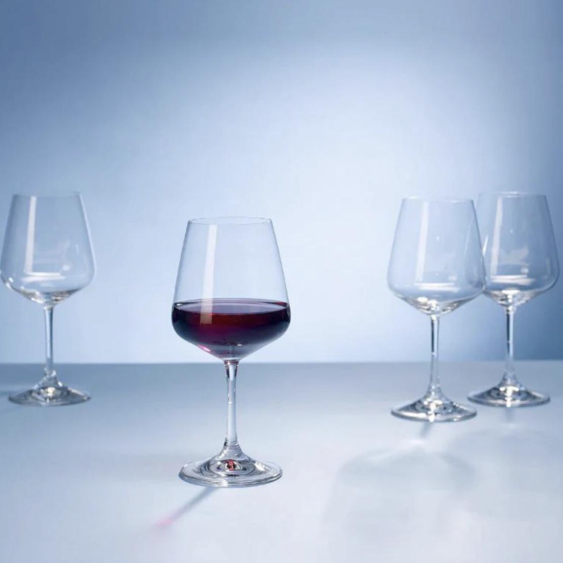Ovid - Red wine goblet Set 4pcs