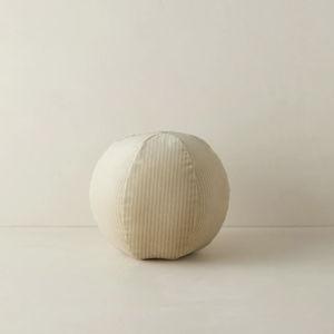 Striped Velvet Ball Pillow by Sarah Sherman Samuel