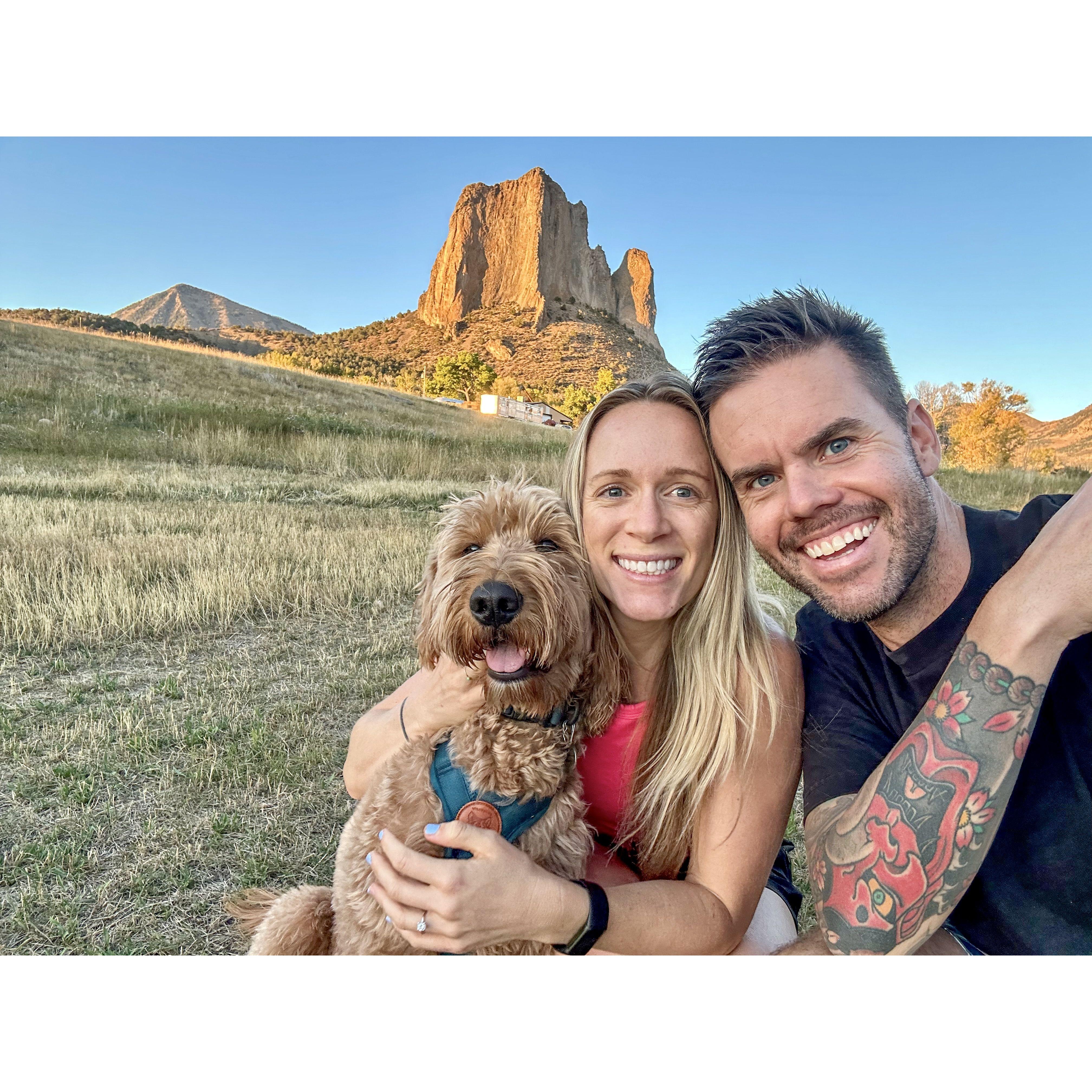 Glamping adventures at Needle Rock in Colorado as a family of three!