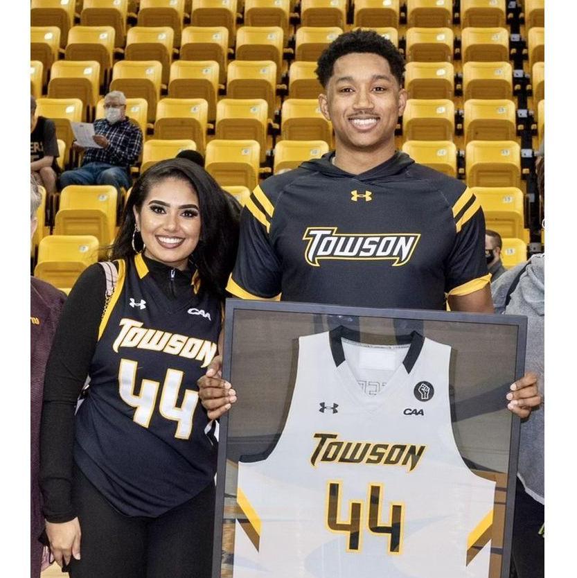 Nadia supporting Justin for his Senior Night - February 2022.