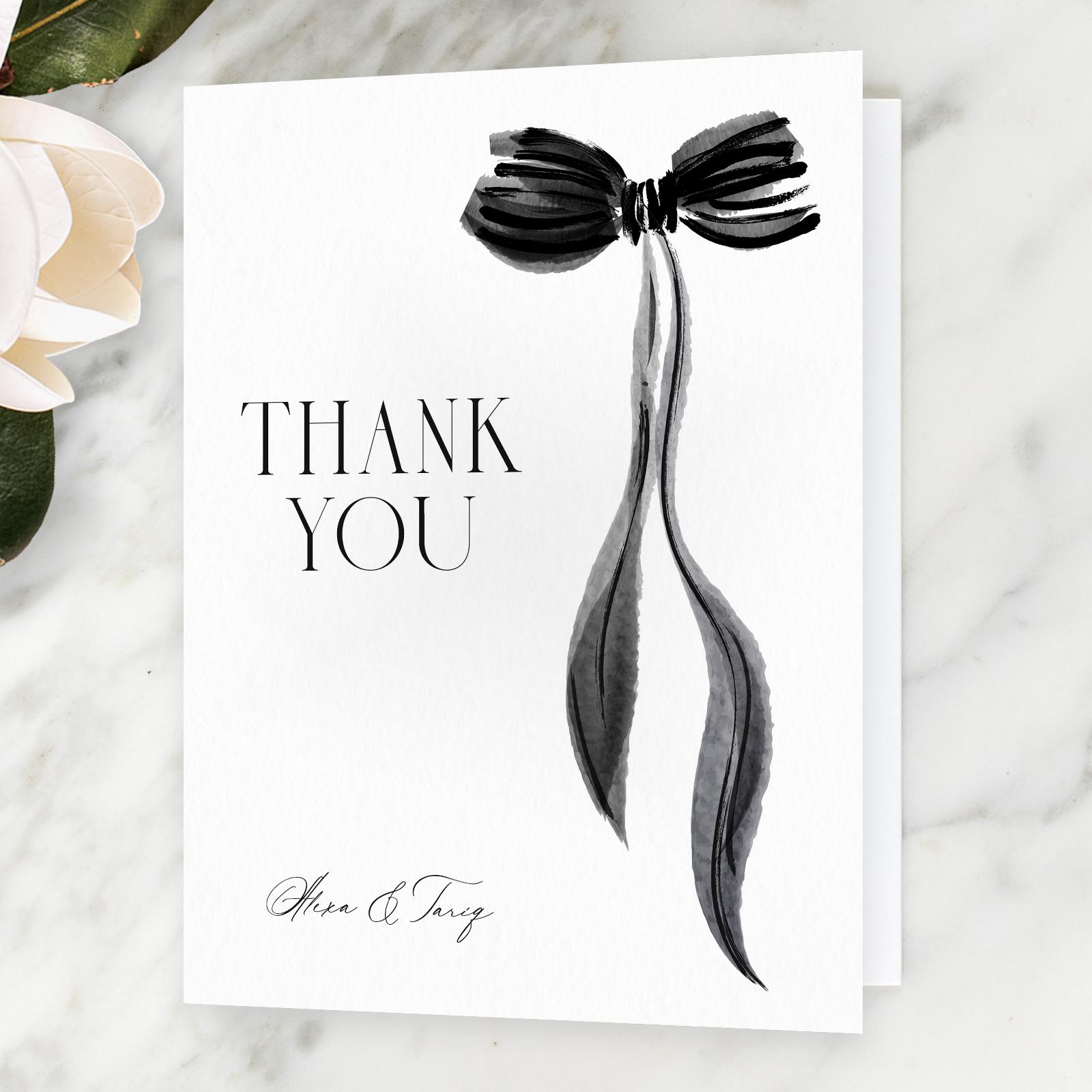 Zola Thank You Cards - Brienno Portrait