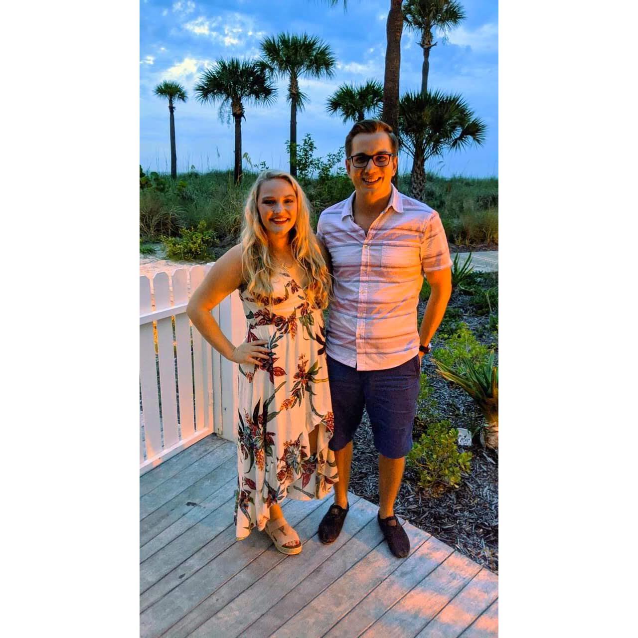 Heading to dinner on St Pete Beach...August 2020