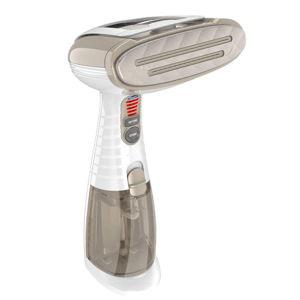 Conair Handheld Garment Steamer for Clothes, Turbo ExtremeSteam 1875W Fabric Steamer, Portable Handheld Design, Strong Penetrating Steam, Amazon Exclusive, White/Champagne