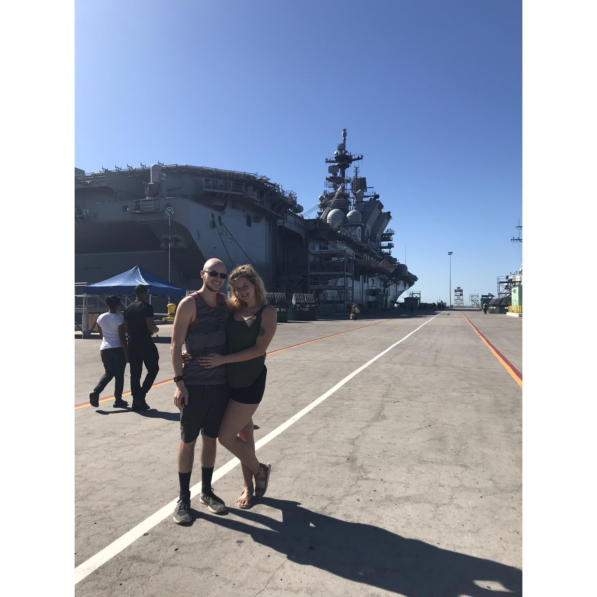Our first big trip together! Which was to San Diego!
