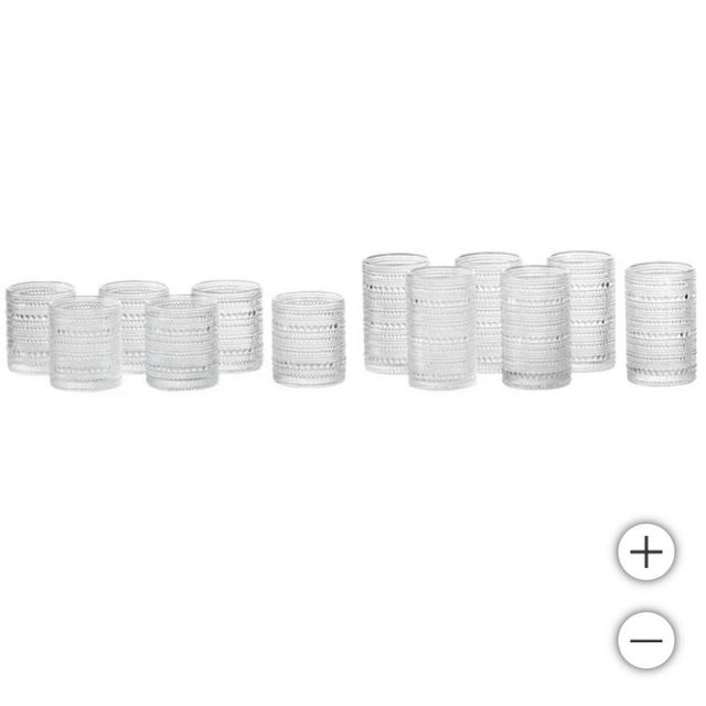 Jupiter by Fortessa DOF and Beverage Glass, Set of 12