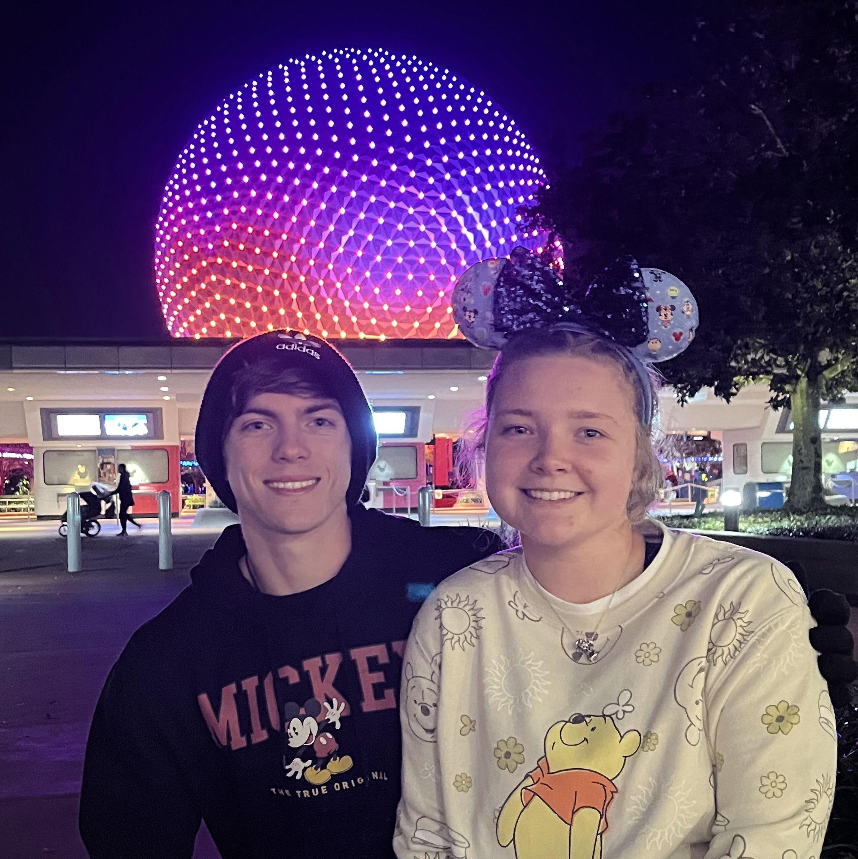 January 2023: Sophie and Fraser take on Epcot at Disney World