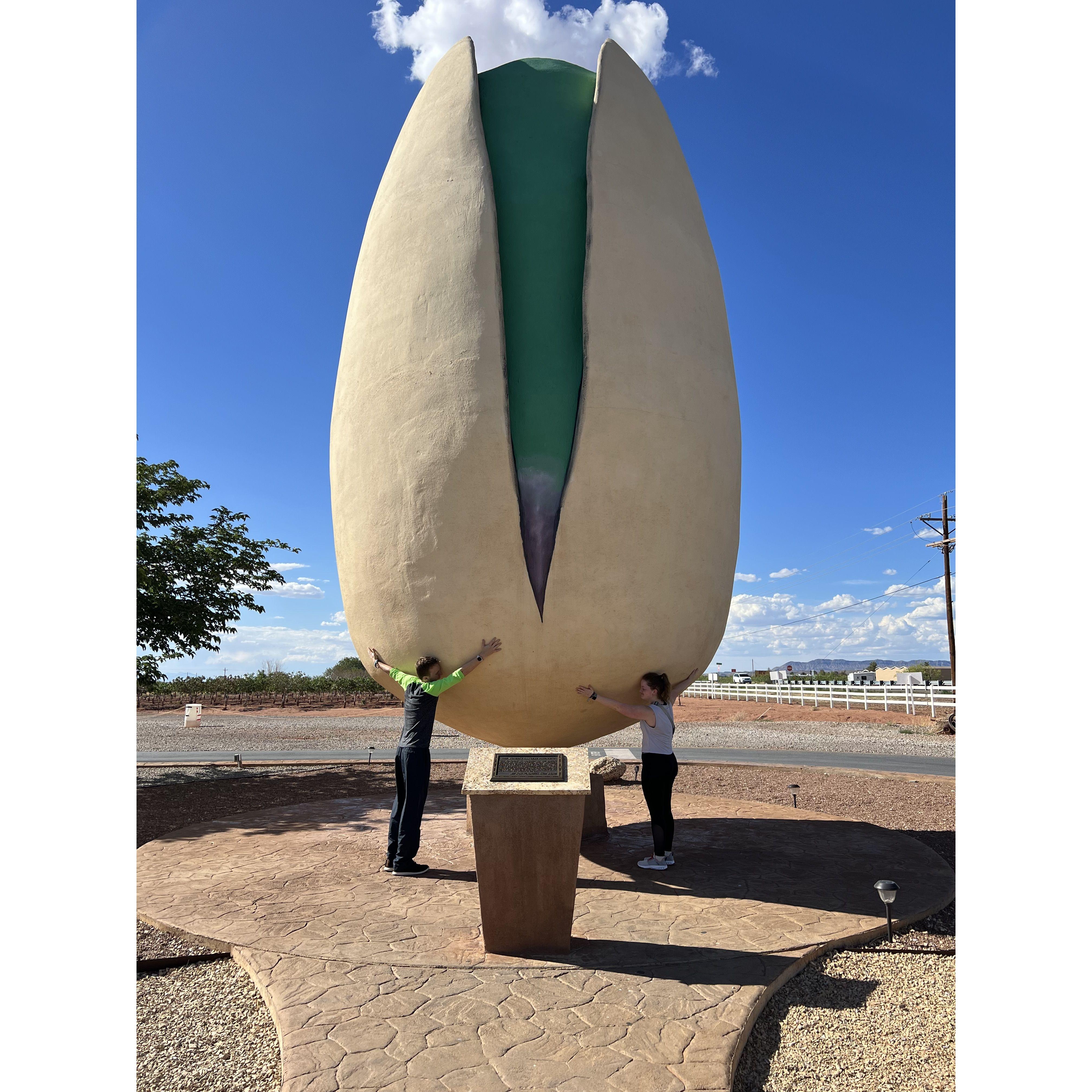 Went to see the world's largest pistachio in New Mexico!