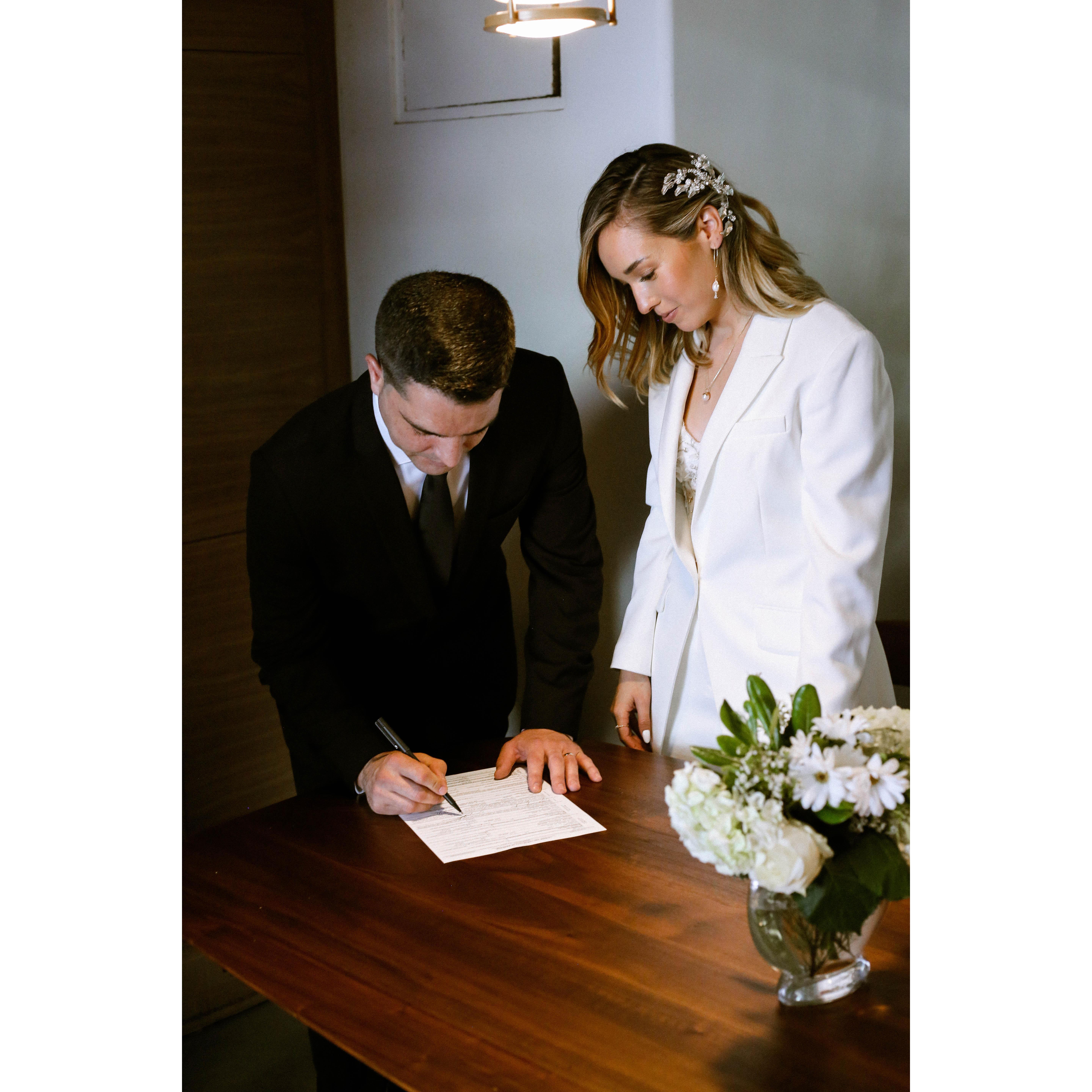 Boda Civil en Los Angeles, Ca.