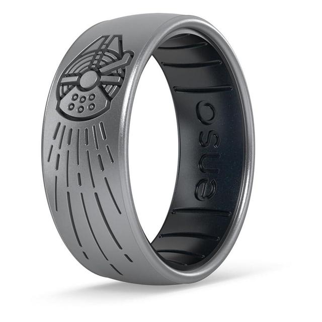 Enso Rings Etched Star Wars - Classic Silicone Ring - Comfortable and Flexible Design