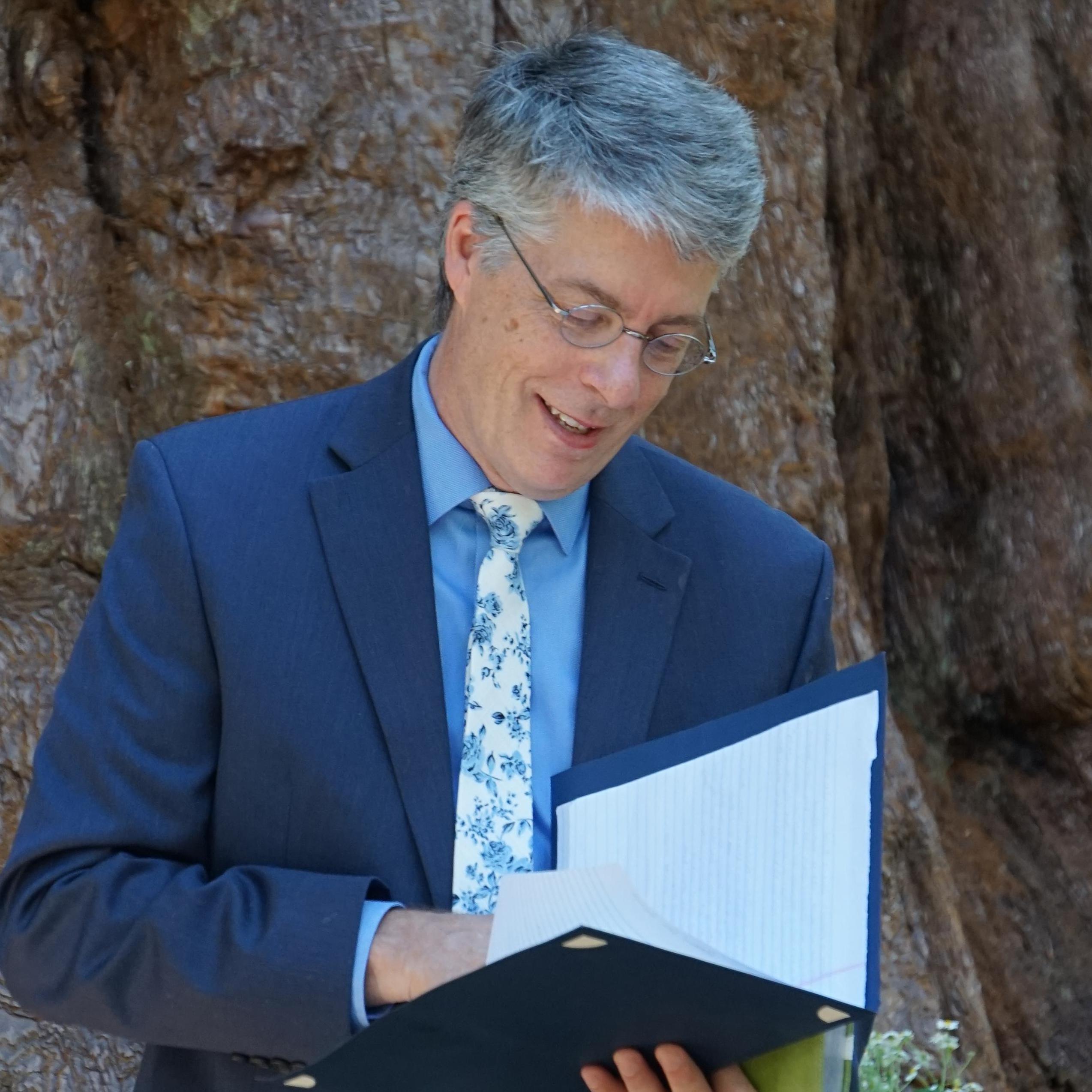 The best father of the bride/officiant ever