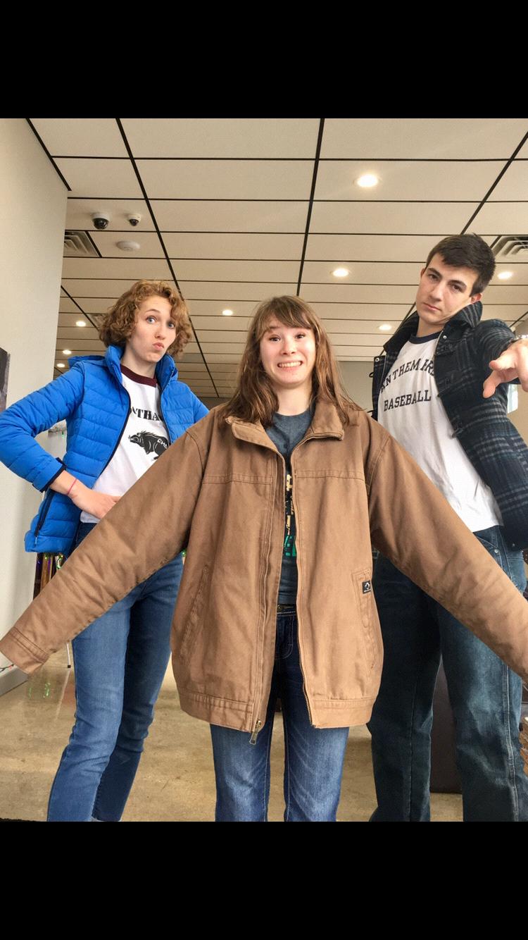 A jacket flip flop! Can you match the correct jacket to the right person?