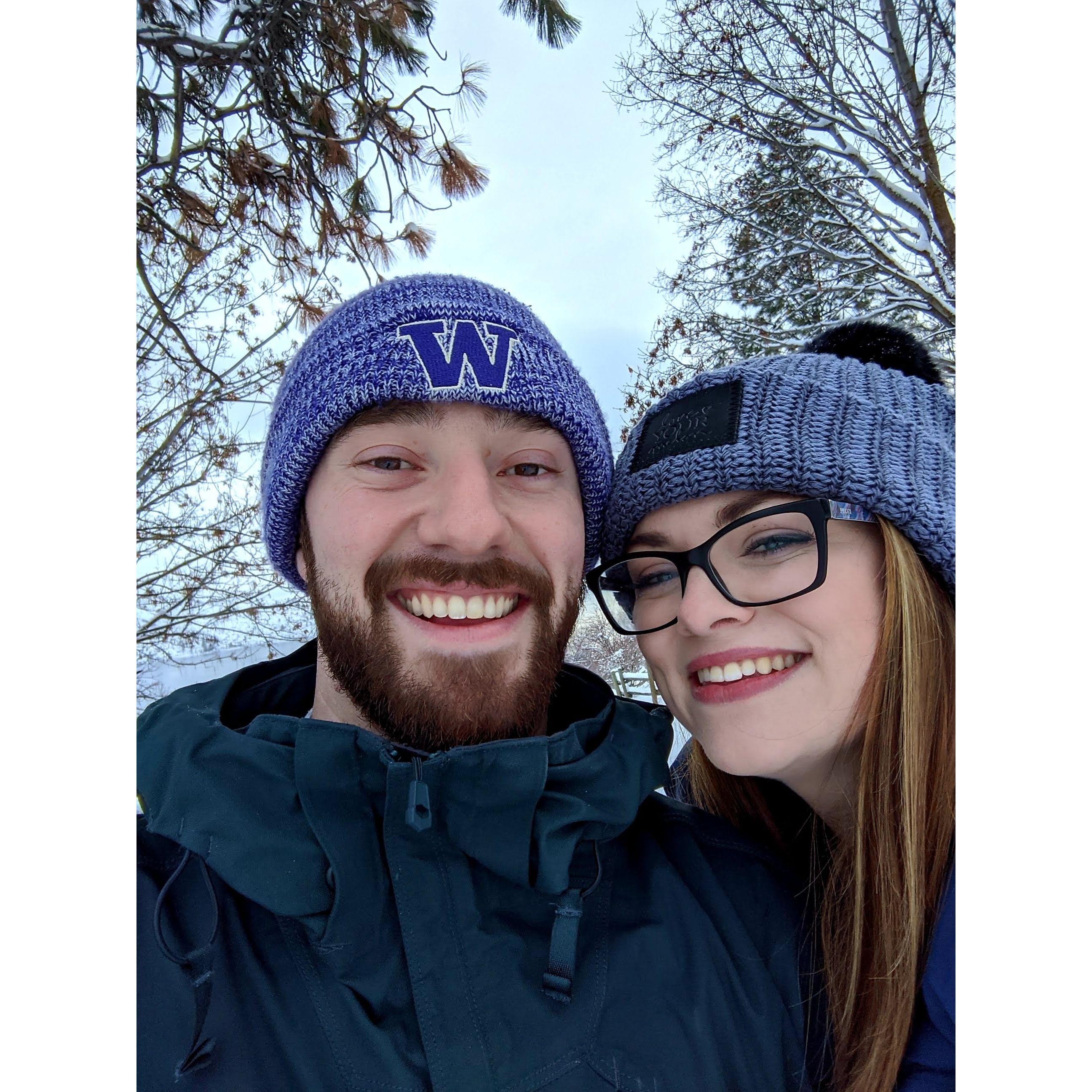 First trip away together to Chelan Winterfest