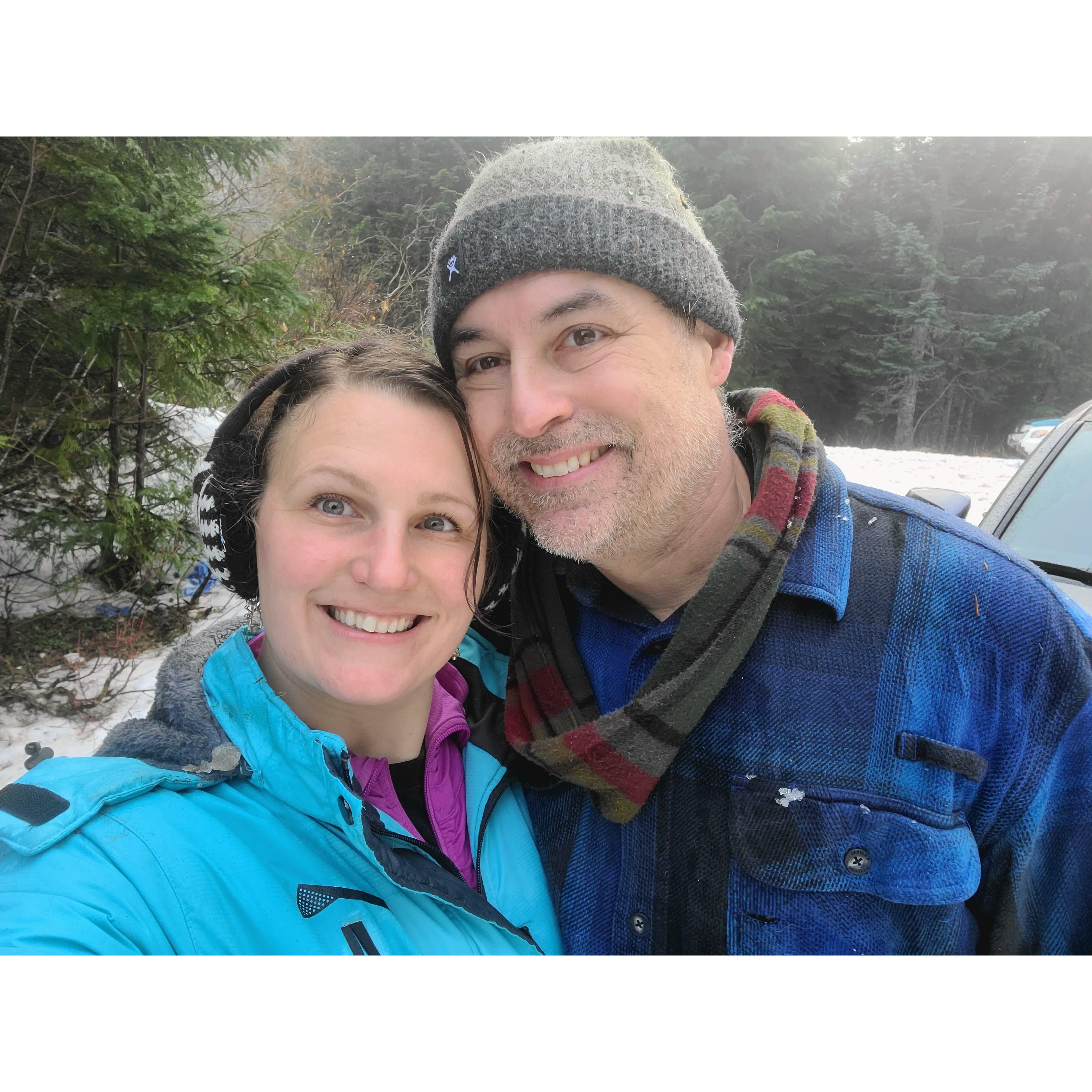 Getting a Christmas tree together 2021