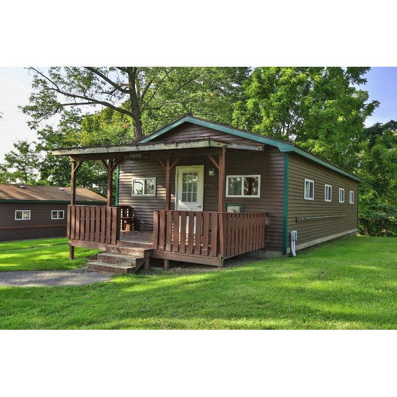 Additional Sleeper Cabins w/power / internet. Bathrooms are not inside the sleeper cabins. However, full bathrooms and showers are available just a few steps away in the Chanler house and Peggy’s Cafe