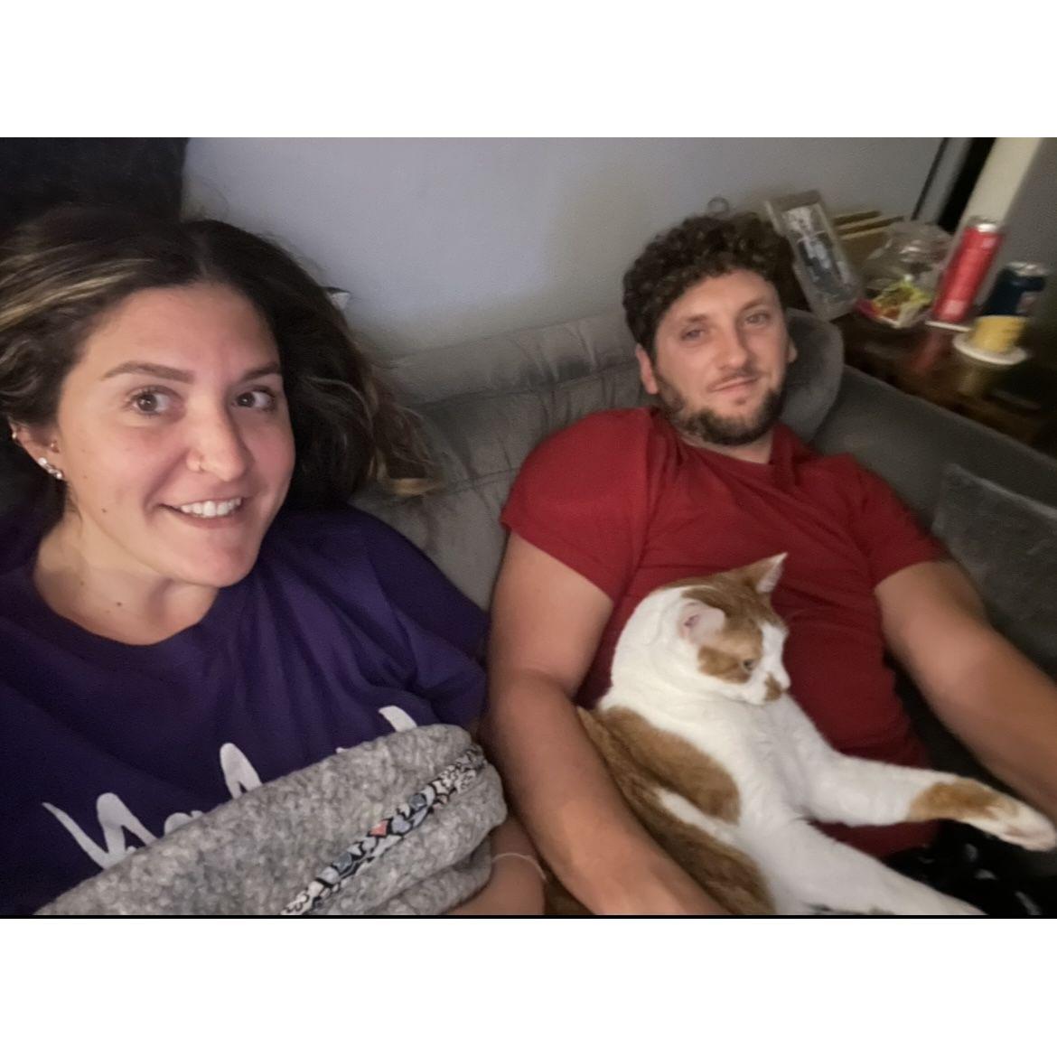More Family snuggles with our Leo Buddy