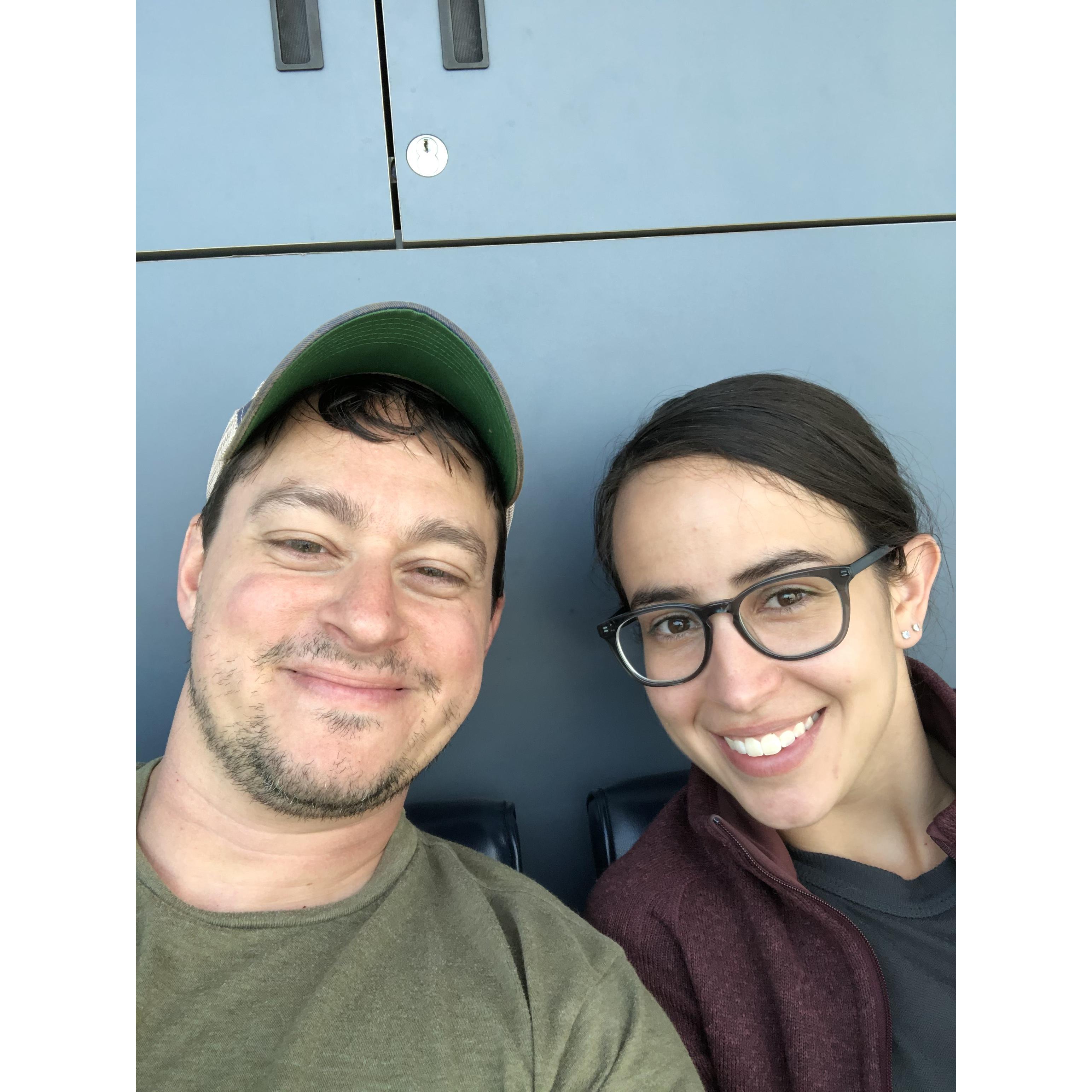 One of many hours at the airport