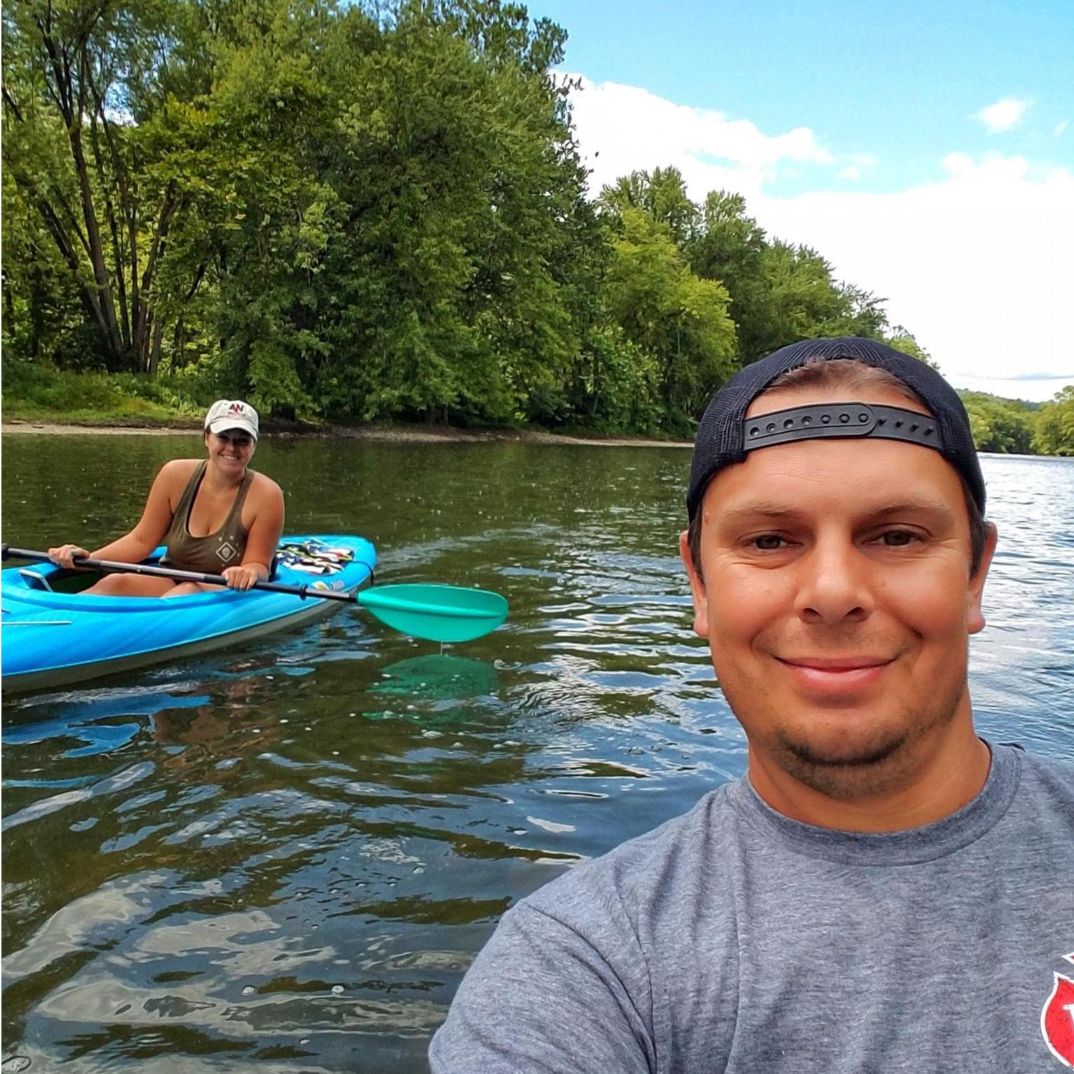 Our first long kayak trip, from Whitney Point to McGirks.